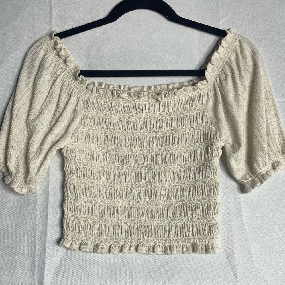Cropped Neutral Tone Top